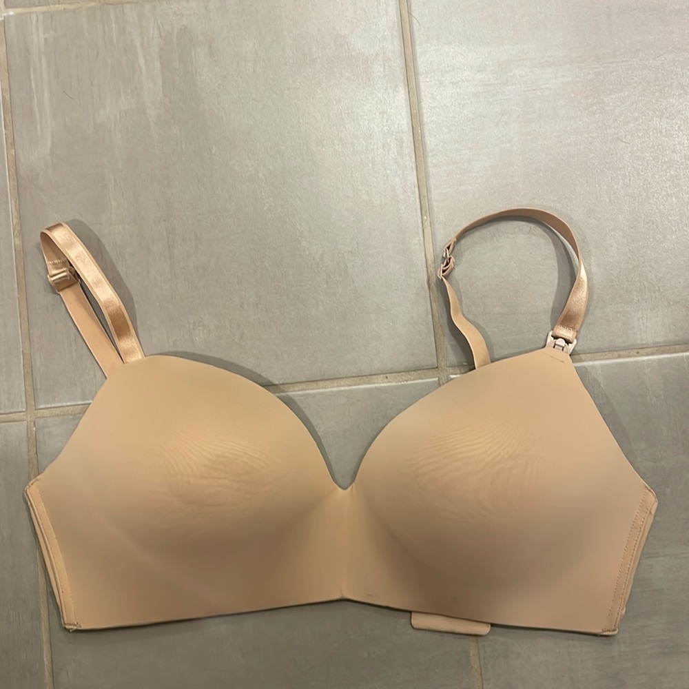 Women's Wirefree Nursing Bra - Auden™ size 38DDD color Tan